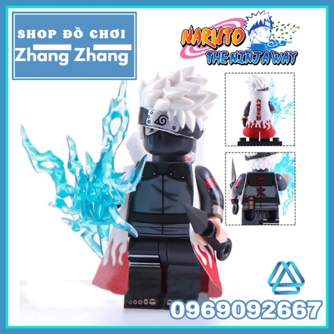 Đồ chơi xếp hình Naruto gồm Namikaze Minato - Uchiha Sasuke - Hatake Kakashi - Rock Lee - Zetsu Minifigures WM6109