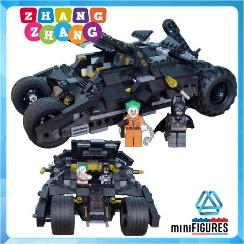 [325 hình] Xếp hình Lego The Tumbler: Joker's Batman Begins mới nhất 2020 siêu đẹp Ice Lego Minifigures SY Decool 7105