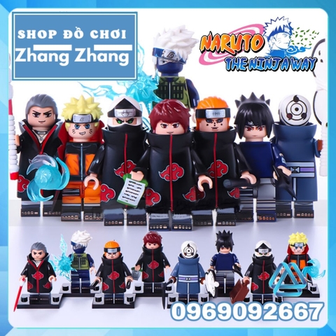 Xếp hình Uchiha Obito - Uzumaki Naruto - Uchiha Sasuke - Hatake Kakashi Sasori Hidan KakuzuPein Lego Minifigures WM6105