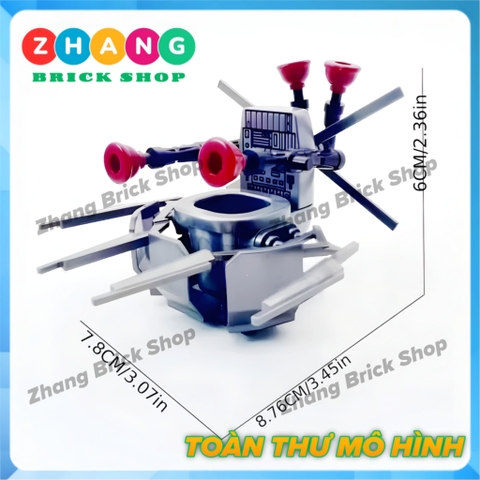 Đồ chơi mô hình nhân vật Skibidi Toilet Glitch Plungerman K2186 KDL826
