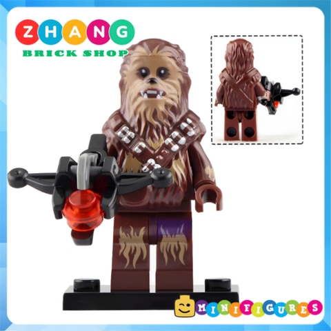 Xếp hình Rey - Finn - Kylo Renn - Dark Rey - Lando - Chewbacca - Emperor Palpatine - Baby Yoda Lego Minifigures WM6081