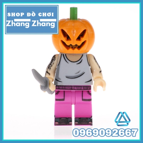 Xếp hình Halloween các nhân vật phim kinh dị Scared Lego Minifigures POGO PG8174