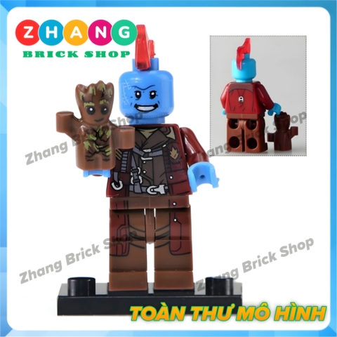 Xếp hình The Guardian of Galaxy Rocket - Star-Lord - Nebula Gamora - Mantis - Drax Yondu Lego Minifigures Pogo PG8044