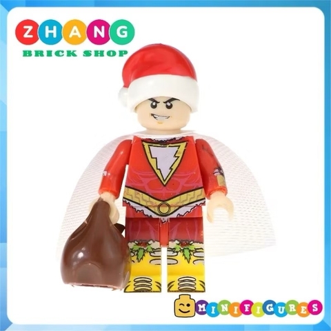 Xếp hình Giáng sinh Joker - Flash - Superman - Loki - Doctor Fate - Shazam Marry Christmas Lego Minifigures POGO PG8188