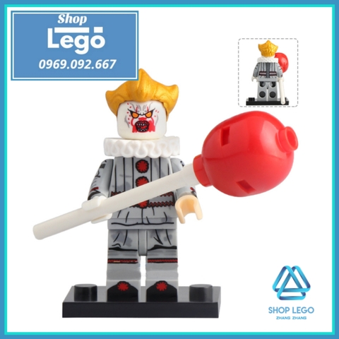 Xếp hình IT - Tên hề ma quái Pennywise Beverly George Chosen Jacobs Lego Minifigures Koruit KT1012