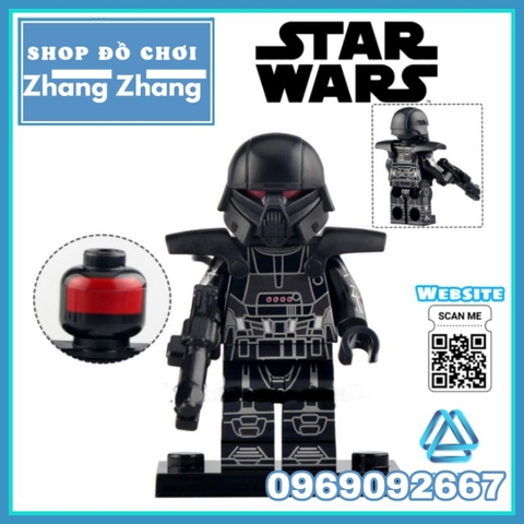 Xếp hình Mô hình Ahsoka  - Dark Trooper - Mandalorian - Moff - Boba Fett - Luke Skywalker - Jawa Lego Minifigures WM6121