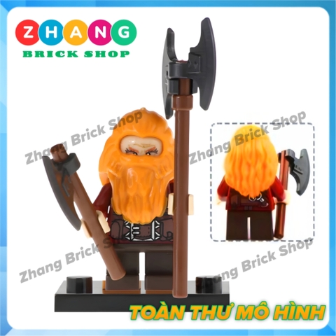 Xếp hình The Lord of the Rings Fili Dain Kili Oin Gloin Dori Goblin Gundabad Orc Lego Minifigures Pogo PG8183