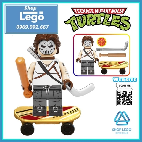 Xếp hình Ninja rùa teenage mutant ninja turtles gồm Leonardo - Raphael - Donatello Lego Minifigures Kopf KF6125