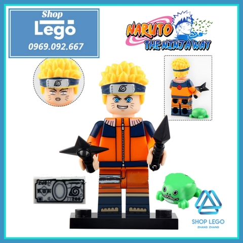 Xếp hình Hoshigaki Kisame - Senju Hashirama - Naruto Uzumaki mới nhất 2021 Lego Minifigures Kopf KDL806