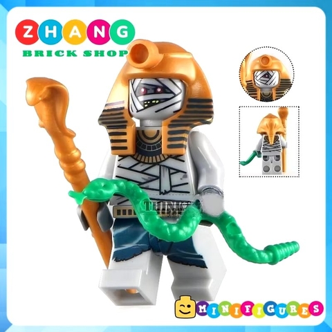 Đồ chơi Xếp hình Thần Anubis và Pharaoh đại chiến xác ướp Ai Cập Mummy Minifigures KL9006