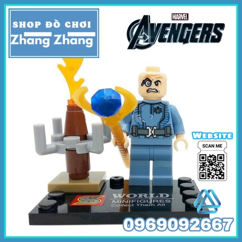 Xếp hình Avengers: Age of Ultron Henchman Ultron Sentry Baron Struker Quick Silver Black Widow Lego Minifigures SY276