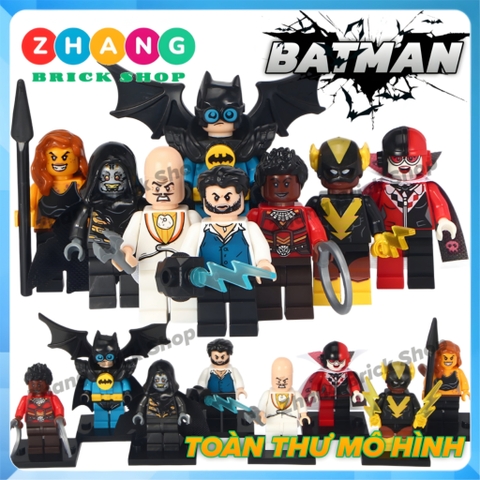 Xếp hình Logan Batman Harley Quinn Comics Lego Minifigures POGO PG8111