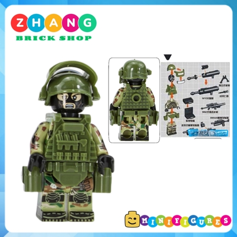 Đồ chơi Xếp hình Lực lượng đặc nhiệm Spetsnaz Alpha Nga tinh nhuệ giỏi nhất thế giới Lego Minifigures Tbstoy Tbs41-46