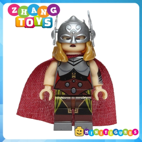 Xếp hình Lady Thor Jane Foster Thor The Darkness Marvel Lego Minifigures wm6024 wm466
