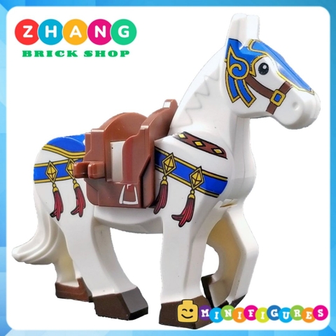 Xếp hình ngựa chiến tam quốc Đích Lô của Lưu Bị mới nhất 2020 Lego Minifigures Xinh XH1583 x1583