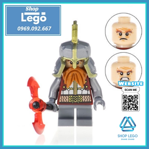 Xếp hình The Lord of the Rings Fili Dain Kili Oin Gloin Dori Goblin Gundabad Orc Lego Minifigures Pogo PG8183