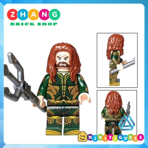 Đồ chơi xếp hình Superman Wonder Woman Batman Green Lantern Cyborg Aquaman Martian Manhunter Flash Minifigures KF6168