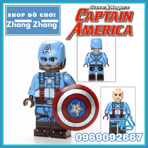 Xếp hình Captain America tuyển tập Siêu anh hùng mới nhất 2019 siêu đẹp siêu rẻ siêu hiếm Lego Minifigures Xinh X0236