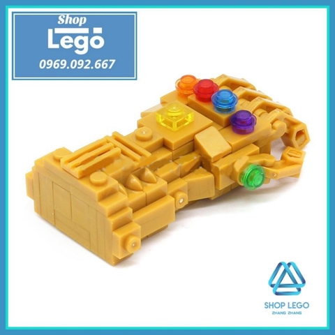 Xếp hình Infiniti Gauntlet Găng tay vô cực của Thanos trong Avemgers Endgame Lego Minifigures Lele D067