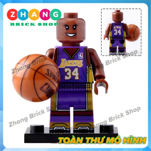Xếp hình Kobe Bryant - Michael Jordan - LeBron James tặng kèm bóng rổ NBA Lego Minifigures Koruit KT1021