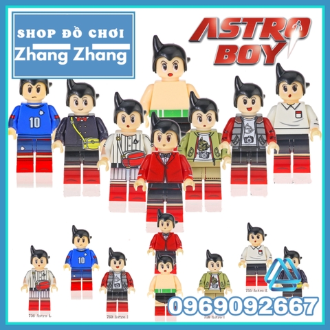 Xếp hình Tuyển tập Cậu bé Người máy Astro Boy Lego Minifigures Kopf KF6074