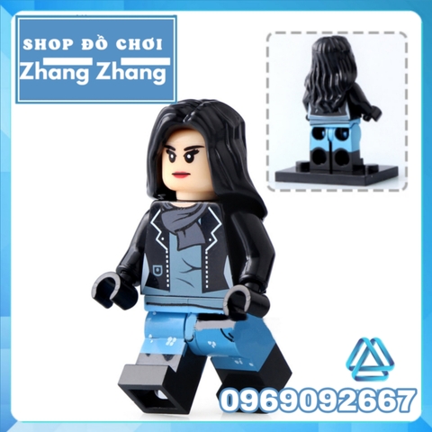 Xếp hình Ms Marvel Iron Man Vision Luke Cage Red Widow Black Tom Cassidy Jessica Jones Whiplash Lego Xinh X0173