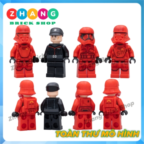 Xếp hình Star Wars First Order Trooper Battle mới nhất Lego Minifigures K-008