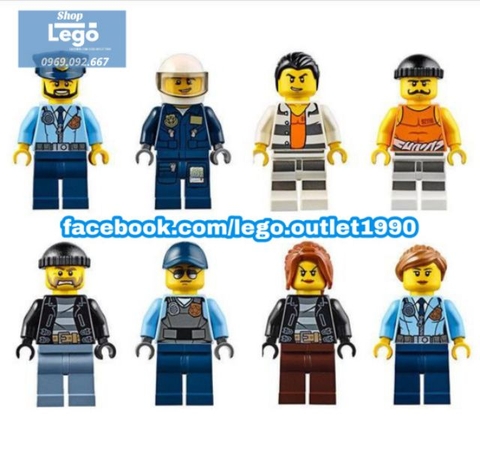 Xếp hình Lepin Cities 02006 thành phố cảnh sát