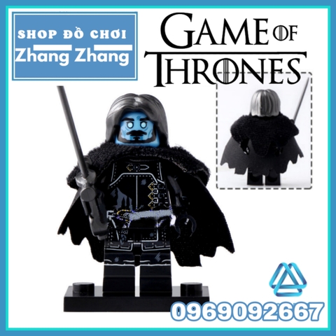 Xếp hình Game of thrones - Jon Snow - White Walker - Benjen Stark - Jeor Mormont - Wight Lego Minifigures Koruit KT1024