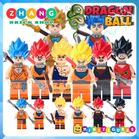 Đồ chơi xếp hình Dragon Balls 7 viên ngọc rồng Son goku Minifigures WM6029