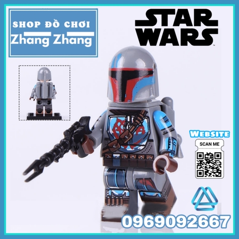 Xếp hình Star Wars The Mandalorian Mới nhất 2020 chiến tranh giữa các vì sao Lego Minifigures WM6092