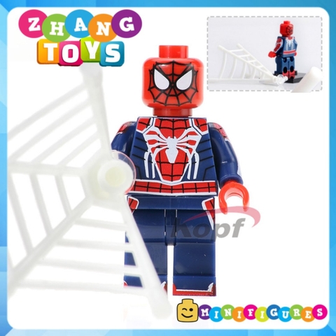 Xếp hình Spider man : Homecoming Vulture Iron Man Silk Masked Robber Spider-Man Lego Minifigures Xinh X0168