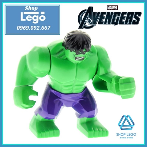 Xếp hình Người khổng lồ xanh phi thường Hulk trong Avengers Lego Minifigures EG18004