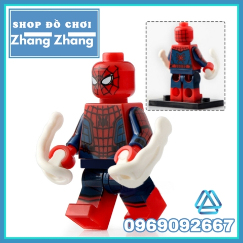 Xếp hình Spider Man : Far For Home Peter Parker Mysterio Nick Fury Hydro Man Happy Hogan Lego Minifigures Koruit wm6062