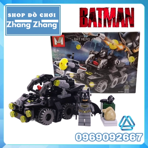 Đồ chơi Xếp hình Bat Tank của Batman trong Bat Hero mới nhất 2021 Lego Minifigures SY1351 MG155D