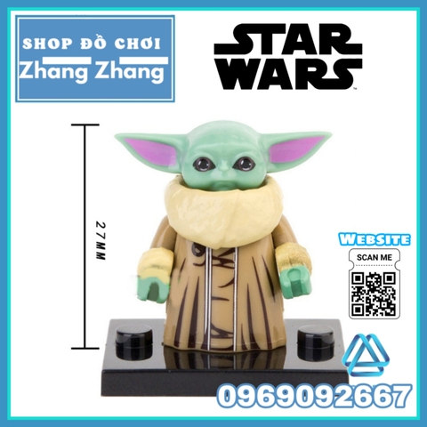 Xếp hình Star Wars Baby Yoda Chiến tranh giữa các vì sao Lego Minifigures WM925