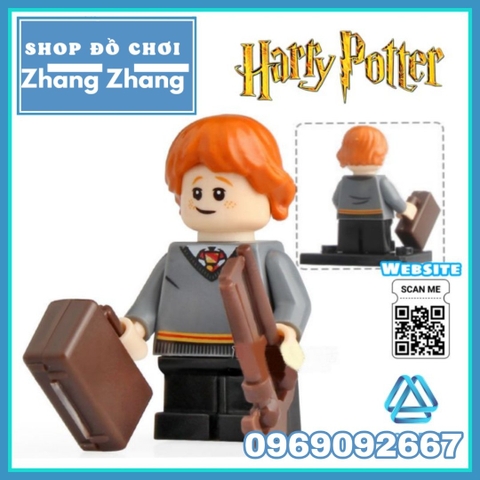 Xếp hình mô hình Harry Potter gồm Dumbledore - Hermione - Quirrell - Filch - Ron Lego Minifigures WM6047