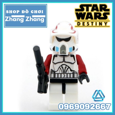 Xếp hình Star Wars ARF Shadow Clone Trooper Lego Minifigures POGO PG8004