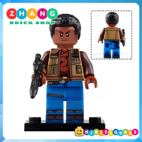 Xếp hình Rey - Finn - Kylo Renn - Dark Rey - Lando - Chewbacca - Emperor Palpatine - Baby Yoda Lego Minifigures WM6081