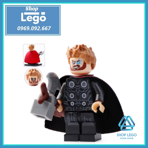Xếp hình Thor - Scarlet Witch - Bruce - Nebula Star Lord Winter Soldier - Ant Man - Hawkeye Lego Minifigures Xinh X0192