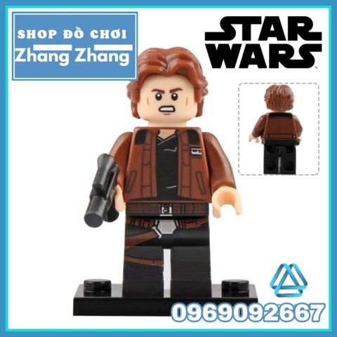 Xếp hình Star Wars Sith Trooper - Han Solo - Skywalker - Snoke - Lucas - Maz Kanata Lego Minifigures WM6039