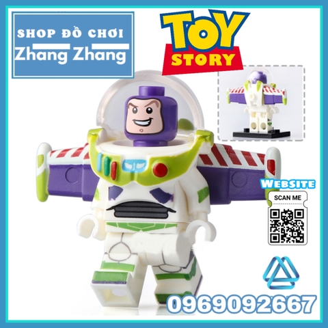 Xếp hình Toys Story Buzz Lightyear Câu chuyện đồ chơi cho bé Lego Minifigures Pogo PG8061