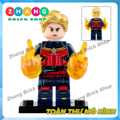Xếp hình Avenger Thor Captain Marvel Ant man dr Strage  Wasp Scarnet Witch War Machine Iron Man Lego Minifigures Wm6063
