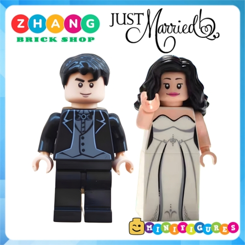 Đồ chơi xếp hình lễ phục cưới wedding Kimono Hanbok Hỷ phục các quốc gia Minifigures No 1602