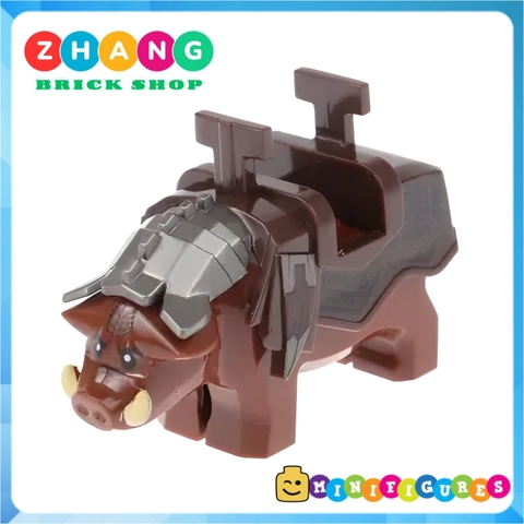 Xếp hình Lợn rừng chiến binh Boar Mount trong The Hobbit Lego Minifigures Xinh XH1535