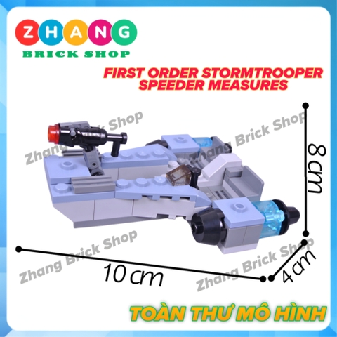 Xếp hình Star Wars First Order Trooper Battle mới nhất Lego Minifigures K-008