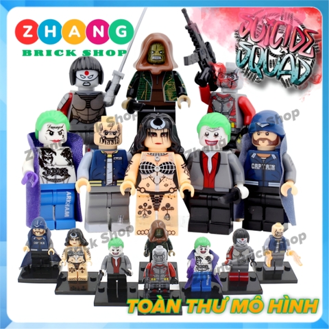 Xếp hình Suicide Square Deadshot Captain Boomerang Killer Croc EL Diablo Katana Enchantress Lego Minifigures Xinh X0122