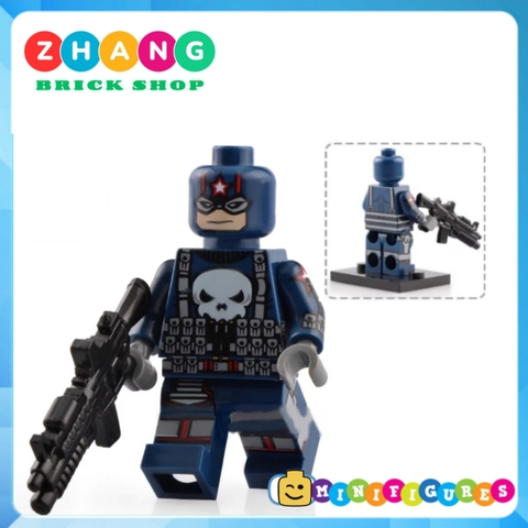 Xếp hình Tony Stark - Black Panther
- Batman - Akham - Punisher Siêu anh hùng Lego Minifigures Lele D011 018
