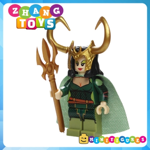 Xếp hình Scarlet Witch Lady Loki Lego Minifigures wm6024 wm464
