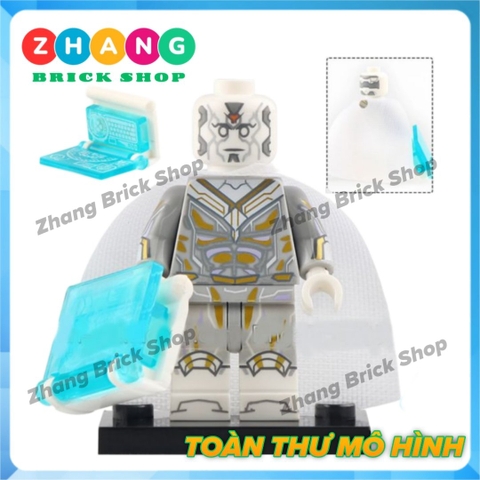 Đồ chơi xếp hình Bucky Scarlet Witch Vision Gamora Captain Falcon Loki Star-Lord Minifigures POGO PG8298